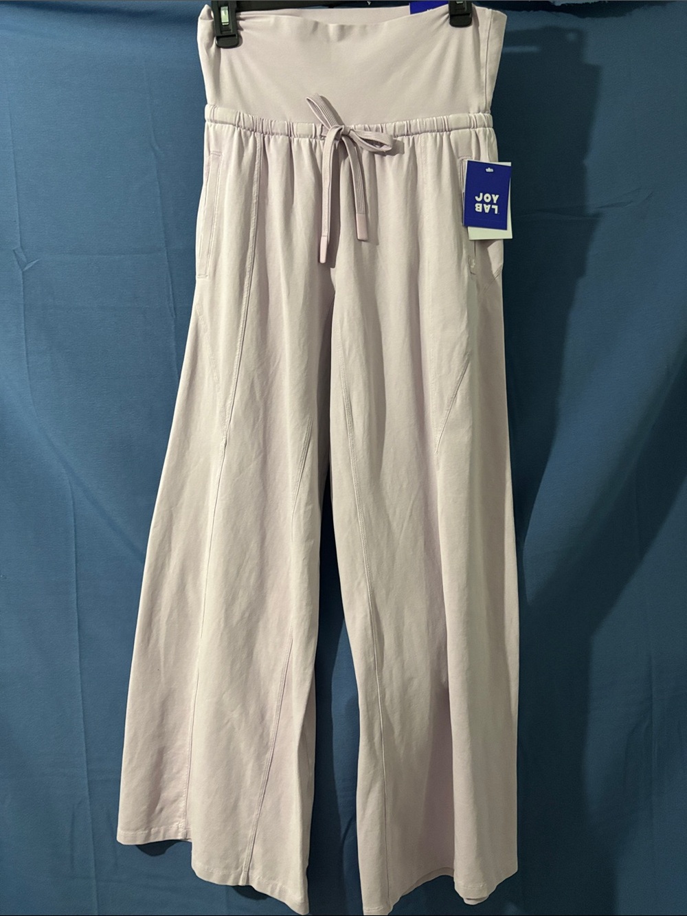 JoyLab Wide-Leg Pull-On Pants in Light Lavender